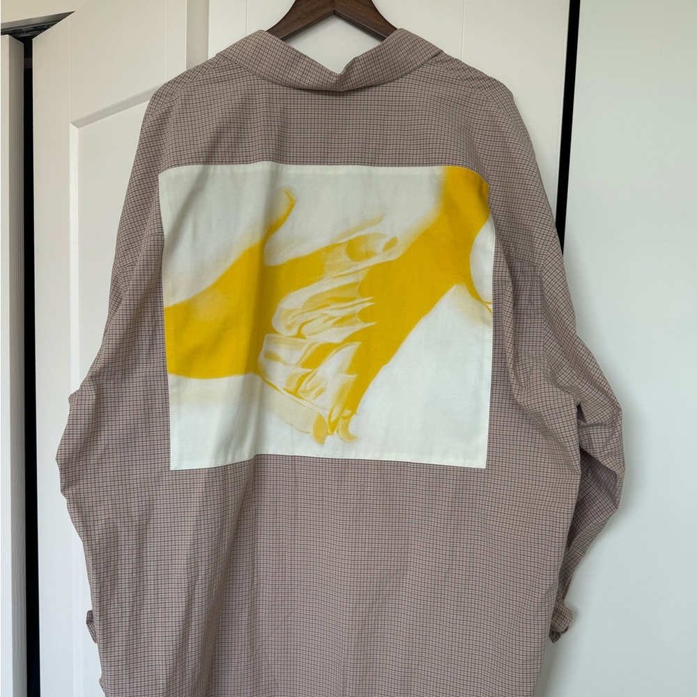 Lanvin x James Rosenquist collaboration limited edition oversized shirt